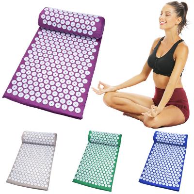 China Body Yoga Massager Custom Relax Needle Acupuncture Massage Mat for sale