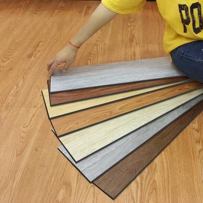 China Waterproof Wear Resistant Anti-Slip Plastic Flooring Type Peel And Stick Pisos Self Adhesive Vinyl Lvp Flooring for sale