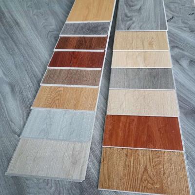 China 3d tile waterproof anti-slip wear-resistant matte effect wooden click vinyl plank click spc interlocking floor for sale