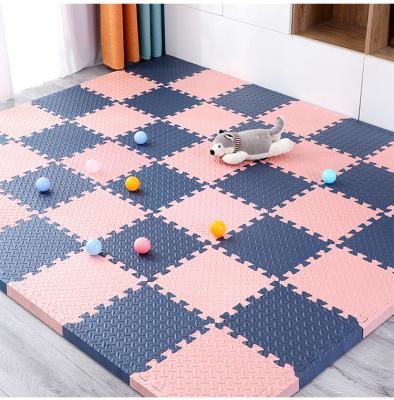 China 60*60 Alphabet and Fruit Foam Floor Washable Educational Interlocking Mat for Kids for sale