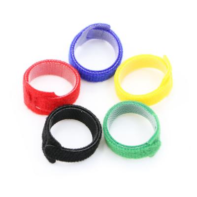 China Eco - Friendly Nylon Cable Tie / Custom Colored Back To Hook And Loop Back Cable Tie for sale