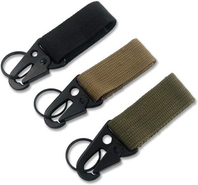 China Durable High Quality Tactical Nylon Belt Staple Webbing Service Key Gear Chain For Increasing Outdoor Activitices for sale