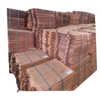 China Industrial Chinese Factory Supply 99.99% Scrap Copper Cathode for sale