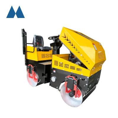 China Building Material Shops Advanced Design Diesel Type Asphalt Double Drum Ride On Road Roller Vibration Frequency 70HZ Walk Behind Road Roller for sale