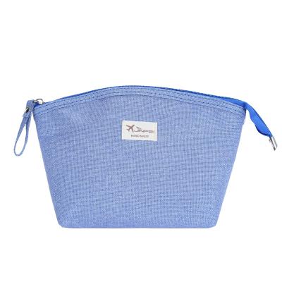 China Practical Customized Ziplock Soft Eva Pouch Round Cosmetic Bag With High Quality for sale