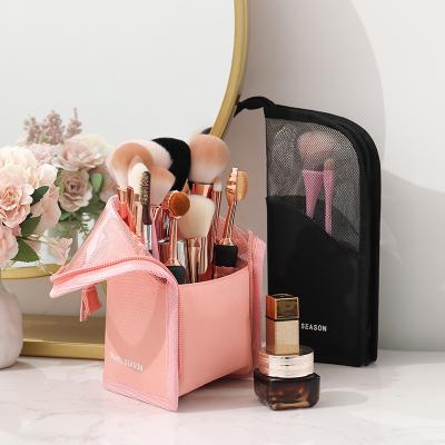 China Pratical New Arrival Women Ba PVC Cylinder Cosmetic Bag For Women for sale