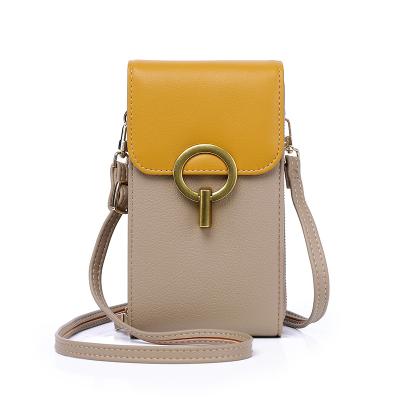 China Practical Latest Design Money Clip Wallet Mobile Phone Shoulder Bag Jelly Bags Handbags Fashion for sale