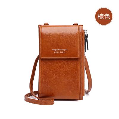 China Convenient Multifunctional Cover Packing Travel Lady Shoulder Bag Smart Phone Wallet for sale