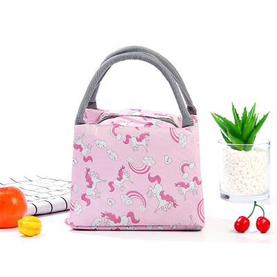 China New Design Lunch Cooler Packing Bag Practical Canvas Insulated Lunch Box Cooler Bags for sale