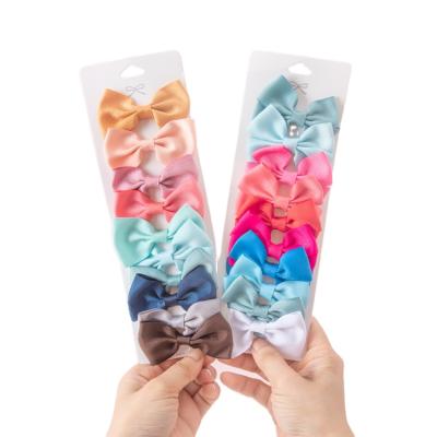 China Mixed Baby Kids Hair Clip Set 10pcs Baby Kids BB Clips Cute Bowknots Hair Accessories Hold Clasp Clips Sets For Baby Kids Hairpin Set girls for sale