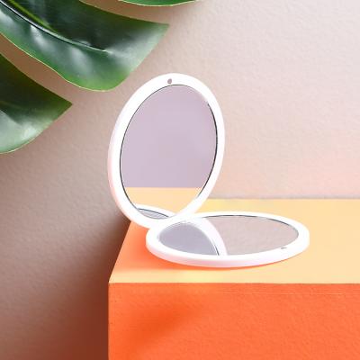 China New Hot Selling Double Sided Vanity Cosmetic Decoration Around Manufacturer Portable Makeup Mirror Folding Cute Mirror for sale