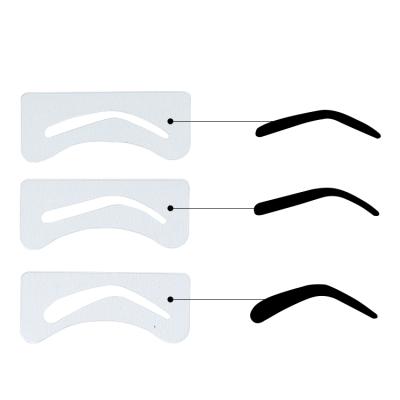 China Reusable Make Eyebrow Combing Eyebrow Wholesale Easy Stencils Template Kit Makeup Eyebrow Stencils for sale