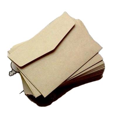 China Gift Wrap 7x10cm Vintage Kraft Paper Gift Wrapping Wallet Envelopes for sale