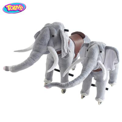 China Ride On Mechanical Toy Elephant Toys For Kids Bouncing Horse Ride Animal Joy Ride for sale