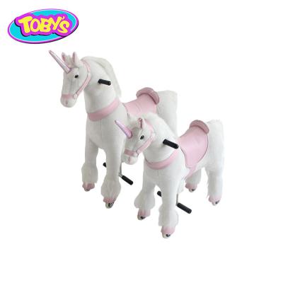 China Ride On Toy Mechanical Ride On Toys Unicorn Adult Mechanical Horse Toy Free Of Power Filling Toys for sale