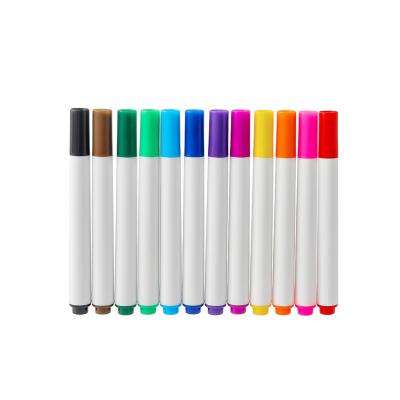 China Plastic Manufacturer direct sales of Mini Whiteboard marker color office logo marker for sale