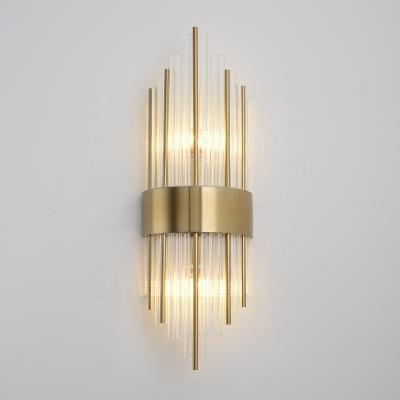 China Nordic living room modern high quality metal led wall sconces lighting decoration luxury design simple modern led wall lamp for sale