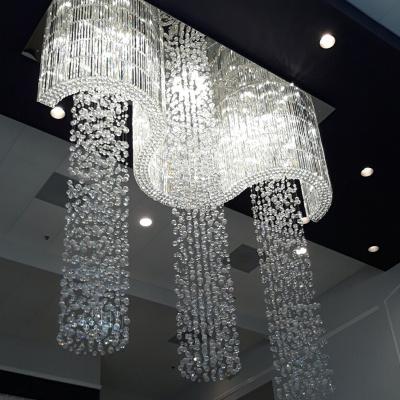 China Contemporary Elegant Crystal Chandelier to Wedding Lobby for sale