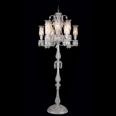 China modern showsun lighting customize crystal floor lamp for home decoration for sale