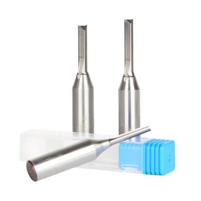 China CTT Carbide Two Flute Cnc Woodworking Straight Flute End Mill Router Bit Cnc Woodworking Straight Flute End Mill Router Bit for sale