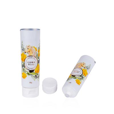 China Unique Black Empty Cosmetic Squeeze Soft Clear Bottle Lid Containers Aluminum Tube Hand Cream for sale