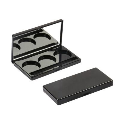 China OEC-020B 3 Colors Disposable Magnetic High Quality Square Black Square Eyeshadow Case Custom Cosmetic Packaging for sale