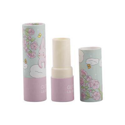 China Eco Biodegradable Biodegradable Promotional Empty Custom Paper Liquid Lipstick Tubes for sale