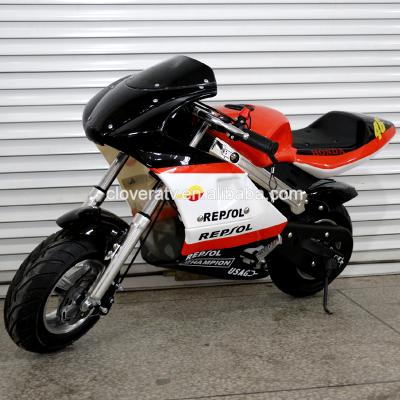 China Chinese Cheap Super Gasoline 2 Stroke Pocket Bike 49CC Pocket Bike 103x29x57 for sale