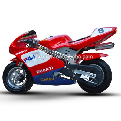 China Gasoline Powered 2 Stroke Pit Bike 50cc Pocket Bike From China 920x360x450mm for sale