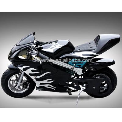 China Black Color Flame Electric Motorcycle Bikes 250W Pocket Bike With CE 980 x 440 x 570mm for sale