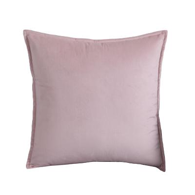 China Non-toxic High Quality Luxury Design Cotton Velvet Cushion Throw Pillow Case Hemming Cover for sale