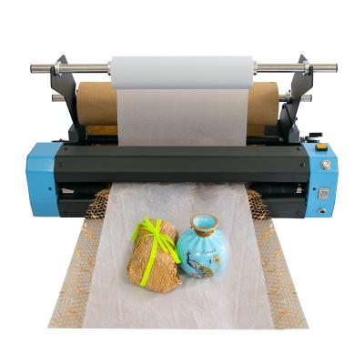 China Manufacturer 100% Hotel Price Electric Automatic Making Pad Pad Protection Packing Filling Cushion Wrapping Kraft Paper Honeycomb Machine for sale