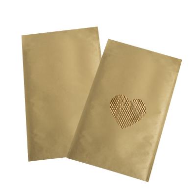 China Eco Friendly Envelope Kraft Paper Mailer No Padded Plastic Honeycomb Kraft Paper 100% Recyclable Eco Friendly Mailer For Mailing for sale