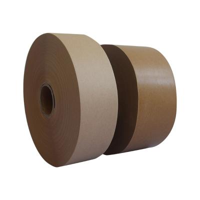 China Brown White Paper Tape Waterproof Printing Roll Kraft Self Adhesive for sale