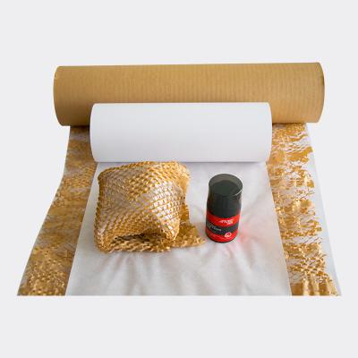 China Suppliers Recycled Materials YJNPACK Filling Protective Pad Packaging Roll Cushioning Kraft Paper Honeycomb Wrap For Gift for sale