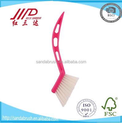 China Viable Premium Space Universal Pink Cleaning Brush / Small Grout Cleaning Brush / Mini Groove Brush for sale