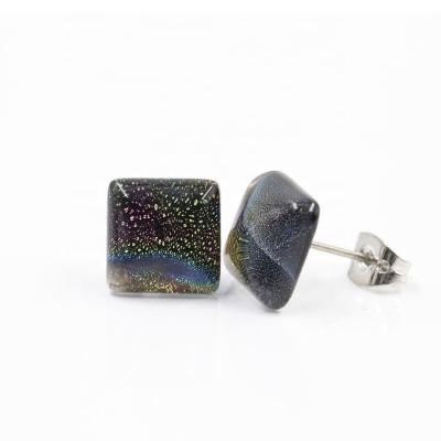 China Popular Newcomer Dichroic Glass Earring for sale