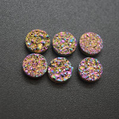 China Natural Druzy Factory Price Rainbow Red Druzy Agate for sale