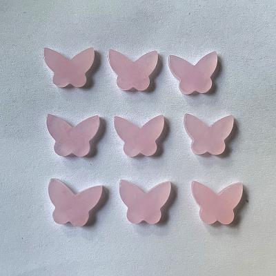 China No Newcomer Butterfly Form Natural Pink Jade Stone for sale