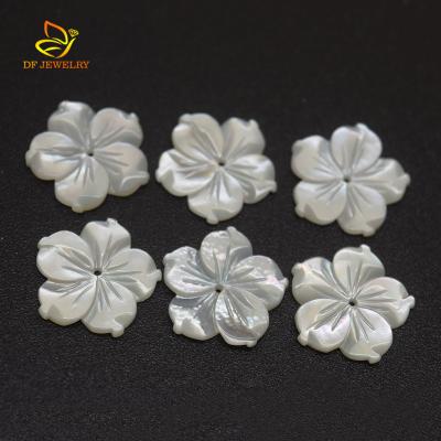 China Jewelry Carved Natural Redbud White Mother Of Pearl For Jewelry for sale