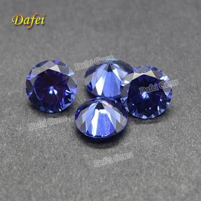 China Jewelry Wholesale AAA Quality 7.0mm Tanzanite Gemstone for sale