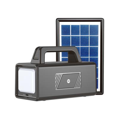 China Outdoor Portable Solar Panel Solar Power Energy System Kits Mini Solar Lighting System Home With Bulbs for sale