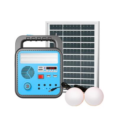 China Small home or outdoor home lighting solar powered system led light solar kits with bulbs solar panel for sale