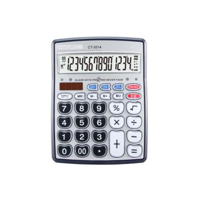 China Dual Calculator Maker CITIPLUS Power Calculator 14 Digits General Purpose Large Display for sale