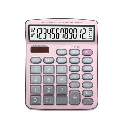 China CITIPLUS GT-88 Calculator Factory Price 12 Digits General Purpose Calculator with Big Plastic Keys and Display Calculator for sale