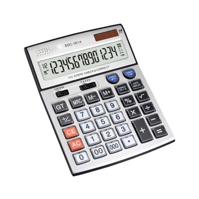 China Desktop Calculator with Main Function 000 Solar Calculator 14 Digit Professional Control Function Manufacturer Factory Price LCD Display Screen for sale