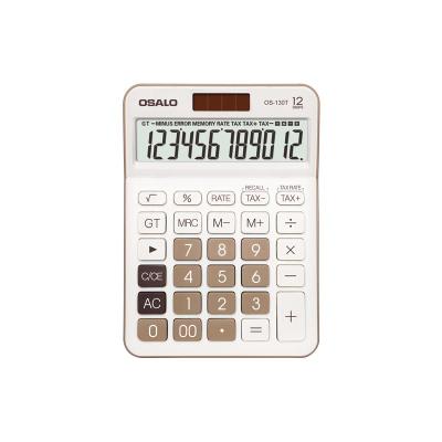 China High Quality Bing Solar Powered Dual Power Desktop Calculator Dwen Desktop Calculator in Multiple Colors for sale