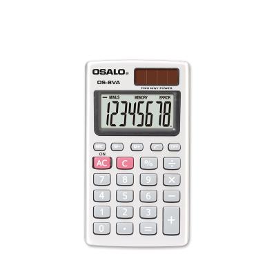 China OSALO OS-8VA Rubbey General Purpose Calculator Main Calculator with 8 Digit Notebook Handheld Calculator Easy to Carry for sale