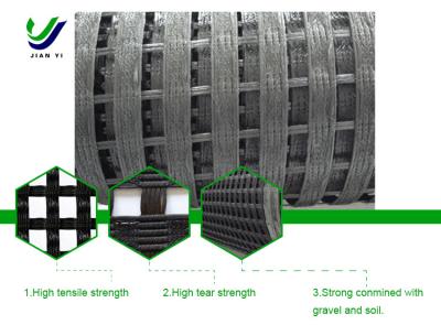 China Die erste Wahl für die Verstärkung von Straßen- und Eisenbahnwasserpflegeprojekten sind Geoglypen aus Polyester aus Warpgeflecht. zu verkaufen