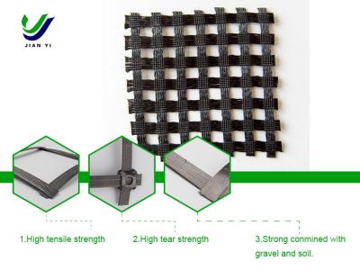 China Pavement Reinforcement Of The Old Road Reinforcement Special Steel Plastic Geogrid for sale